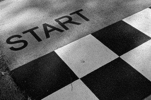 STARTの文字